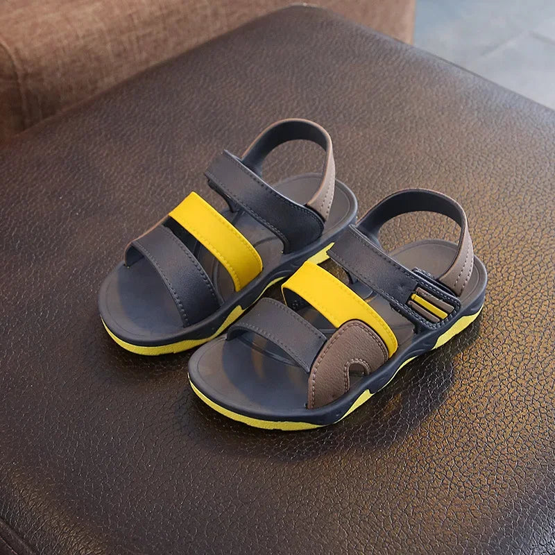 Summer Sandals Children's Flats Soft Anti-slip Baby Boys Girls Outdoor Beach Shoes Comfortable Sports Casual Toddler Sandals