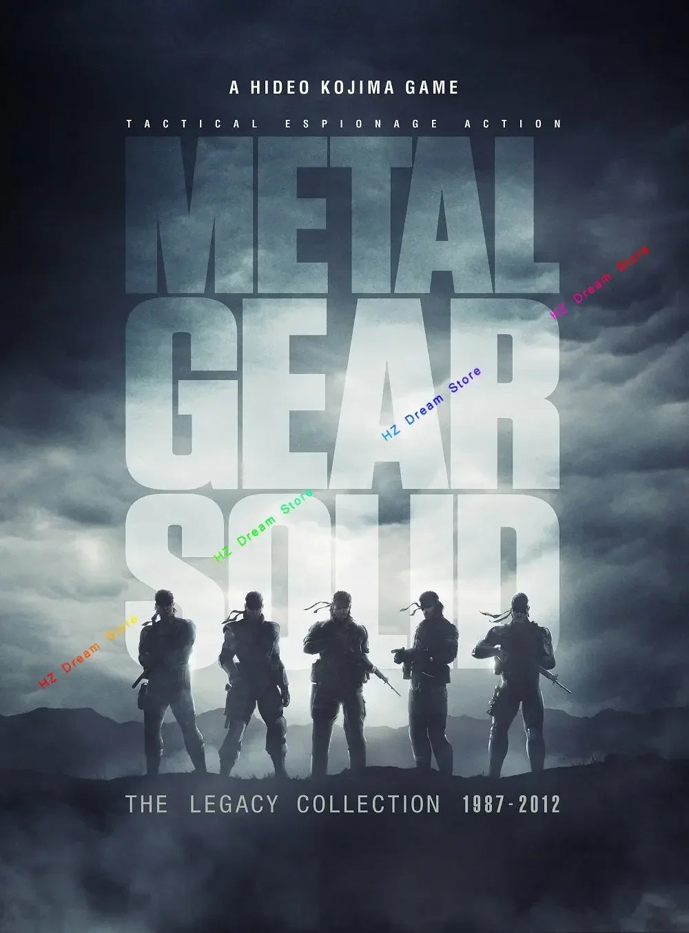 Classic Metal Gear Solid MGS Video Game Canvas Painting Picture Print Modern Family Bedroom Room Home Decor Wall Art Poster