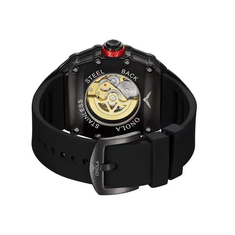 New 2022 Diamond Watch Men Brand ONOLA Luxury Automatic Mechanic Fashion Watches Man Waterpoor Montres Pour Hommes Clock