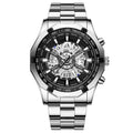 BINBOND S033 Luxury Hollow Non-Mechanical Business Quartz Men Watches 30M Waterproof Trendy Hollow Design Classics Men Watches