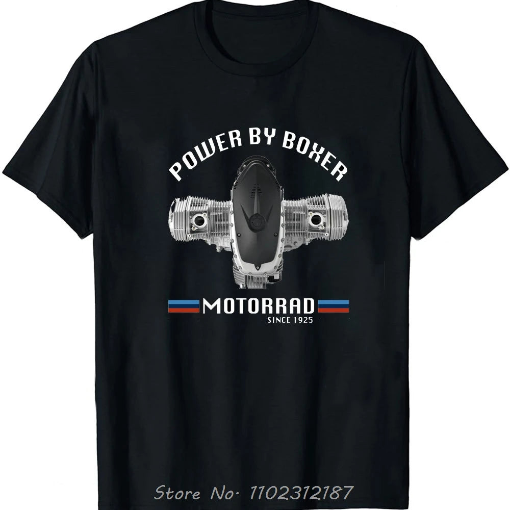 Men Boxer Engine R1200gs 1200 Gs R Adventure R1200rt Rt R R1200r T-shirt Casual Cotton T Shirt Fitness Tops Tees O-neck Tshirt