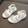 Summer Sandals for Girls Colorful Bow Children's Sandals Shoes Anti Slip Wear-resistant Soft Bottom Girls Shoes Free Shipping