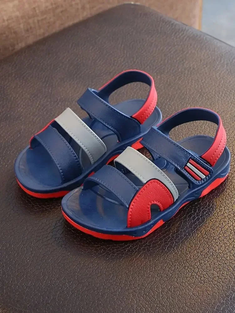 Summer Sandals Children's Flats Soft Anti-slip Baby Boys Girls Outdoor Beach Shoes Comfortable Sports Casual Toddler Sandals