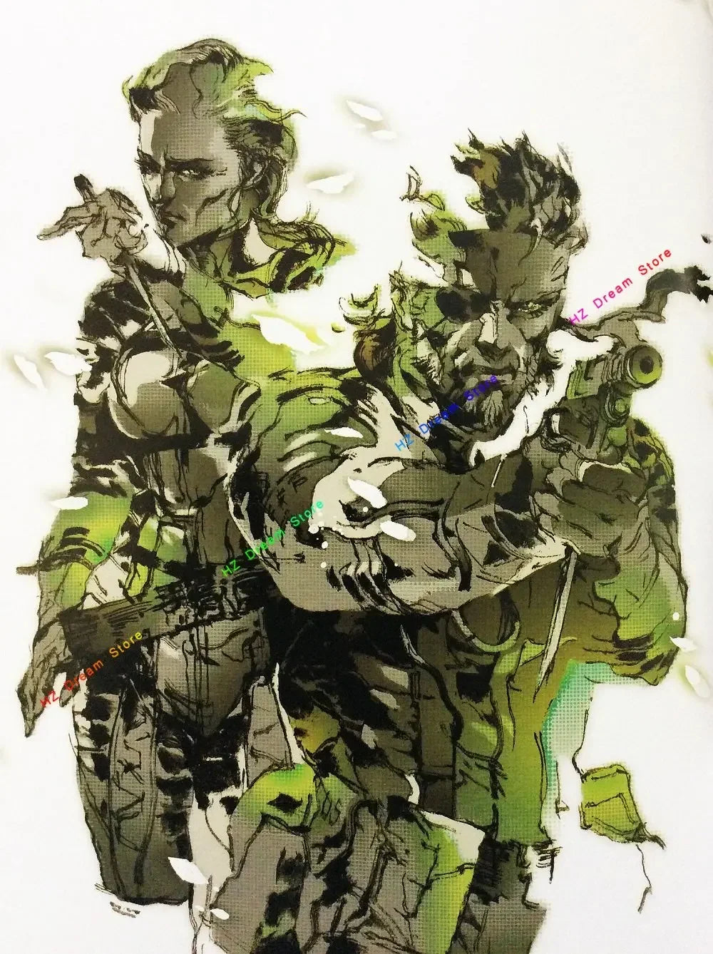 Classic Metal Gear Solid MGS Video Game Canvas Painting Picture Print Modern Family Bedroom Room Home Decor Wall Art Poster