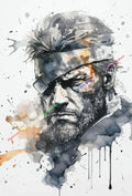 Classic Metal Gear Solid MGS Video Game Canvas Painting Picture Print Modern Family Bedroom Room Home Decor Wall Art Poster